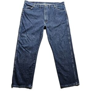 Wrangler 5 Star 96501 Jeans Men 44x30 Blue Medium Wash Regular Fit Straight Leg
